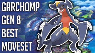 Garchomp Best Moveset Sword and Shield  Garchomp Best Moveset Moves Nature Item Ability Gen 8 [upl. by Rosalind592]