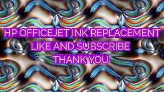 Hp Officejet 3830 Ink Replacement [upl. by Asyal814]