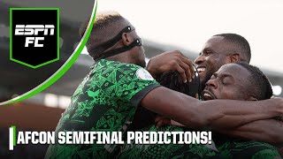 AFCON semifinals FULL PREVIEW Nigeria vs South Africa amp Ivory Coast vs DR Congo  ESPN FC [upl. by Mouldon]