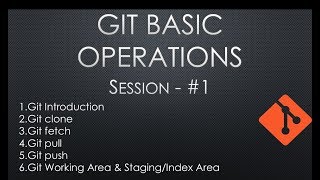 Git Session 1 The Ultimate Beginners Guide [upl. by Eetsirk]