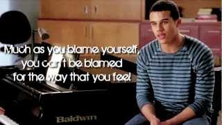 Glee  Let Me Love You Until You Learn To Love Yourself Lyrics [upl. by Anived]