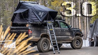 UPGRADE  NEW Rooftop Tent  iKamper Skycamp Mini 30 Overview  Review on a Tacoma [upl. by Yssim65]