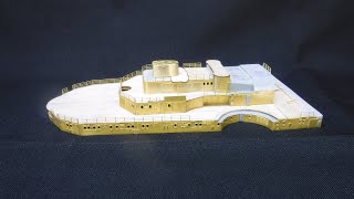 Amati 1200 Scale Bismarck Part 14 [upl. by Musa897]