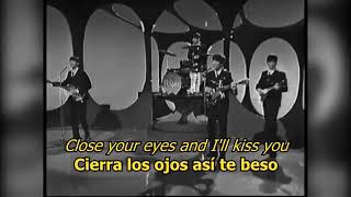 All my loving  The Beatles LYRICSLETRA Original Video [upl. by Elyac]