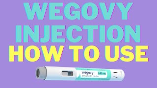 Wegovy Injection How to Use [upl. by Allred]