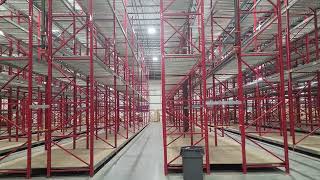 New Teardrop Pallet Rack Installation  Port Allen LA [upl. by Mcroberts]