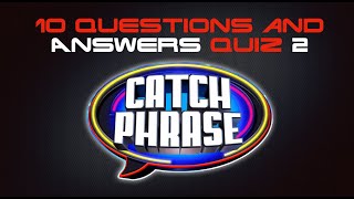 10 Catchphrase Questions and Answers  Zoom Quiz  Free resources [upl. by Harv]