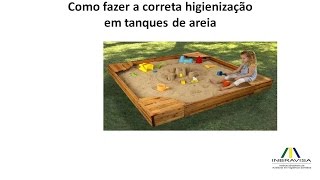 Informações  Como fazer a correta higienização em tanques de Areia [upl. by Francisco]