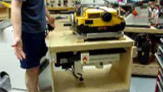 flip cart for planer and drum sander [upl. by Durkin]