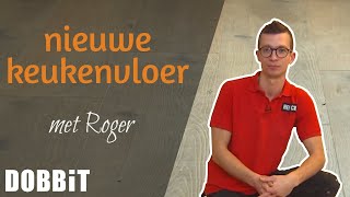 Een nieuwe keukenvloer plaatsen met Roger [upl. by Calica]