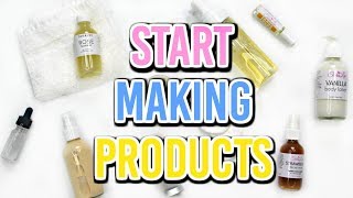 HOW TO START MAKING SKINCARE PRODUCTS Ι TaraLee [upl. by Vowel559]