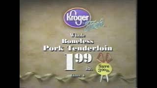 1998 Kroger Grocery Store Christmas Commercial [upl. by Nesiaj]