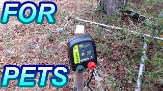 Installing Backyard Fence for Dog from Lowes [upl. by Anitel]