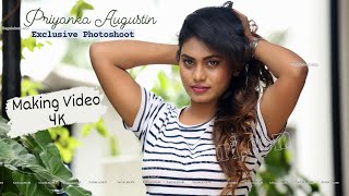 Priyanka Augustin l Exclusive Photo Shoot Making Video  4K  Ragalahari [upl. by Sama217]