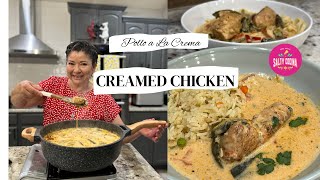 Creamed Chicken  Pollo a la Crema [upl. by Amles562]