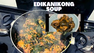 HOW TO MAKE EDIKAIKONG SOUPEDIKAIKONG SOUP RECIPENIGERIAN VEGETABLE SOUP [upl. by Halland985]