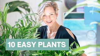 Easy Houseplants For Beginners Or Not  Top 10 Indoor Plants [upl. by Backer]