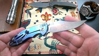 Hinderer XM18 35quot Bowie quotBattle Bluequot  erste Eindrücke [upl. by Notterb]