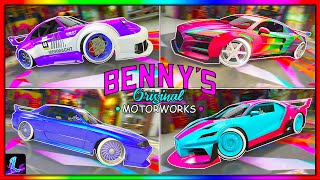 BEST BENNYS CARS IN GTA ONLINE 2024 [upl. by Otilesoj]