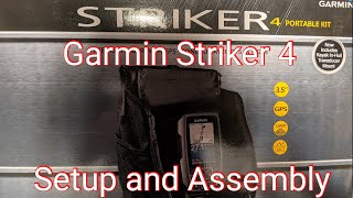 Garmin Striker 4 Portable Kit Assembly ICE FISHING SETUP [upl. by Zondra]