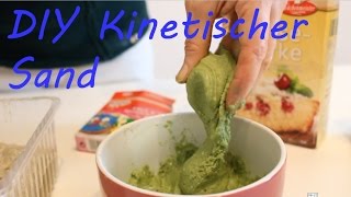 DIY Kinetic Sand selber machen  Self Made Kinetic Sand [upl. by Durand]