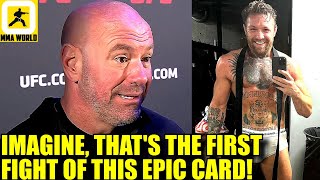 Dana White reveals the UFC 300s FIRST FIGHT OF THE NIGHTConor McGregor wont fight at UFC 300Ilia [upl. by Eolc]