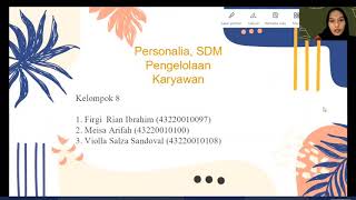 Personalia SDM dan Pengelolaan Karyawan  Pengantar Manajemen dan Bisnis [upl. by Rianon]