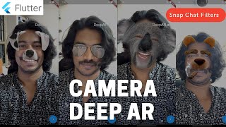 Build App like SnapChat Filter  Camera Deep AR  Flutter Tutorial [upl. by Ahsata]