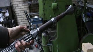 Forging a The Witcher 3 sword the complete movie [upl. by Quartus]