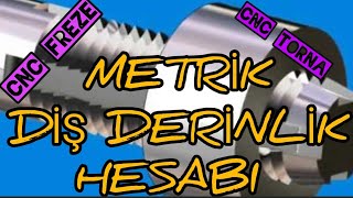 METRİK DİŞ DERİNLİĞİ HESAPLAMASI [upl. by Otrebtuc]