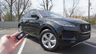 2018 Jaguar EPace S Start Up Walkaround and Test Drive [upl. by Kowtko]