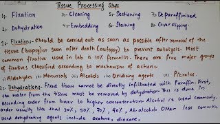 Steps of tissue processingan easy way to understand in hindi and urdu [upl. by Nnodnarb]