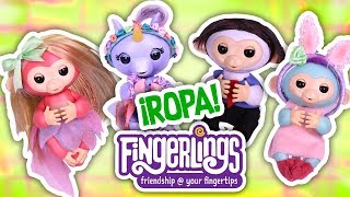 🦄 FINGERLINGS 🦄 DIY Como hacer ROPITA para tus JUGUETES Unicornio 🤩  Transformaciones Fantásticas [upl. by Jensen]