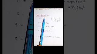 Gram equivalent all formulas Mole concept all formulas and concepts revision for Neet neetchemist [upl. by Zoes]