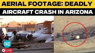 Arizona Plane Crash LIVE Two Small Planes Collide Midair In Arizona  Marana Regional Airport [upl. by Jerry]