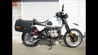 BMW R100GS ケイハンフルエキゾースト [upl. by Thordia988]