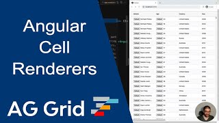 AG Grid Cell Renderers in Angular [upl. by Akiaki167]