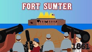 Fort Sumter The American Civil War [upl. by Nylrebma]