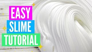 Easy How To Make Slime Tutorial For Beginners [upl. by Thacker780]