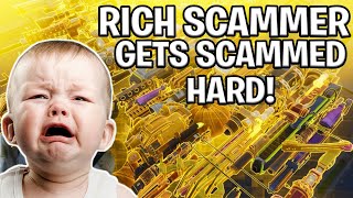 ANGRY Rich Kid Scams Himself Scammer Gets Scammed Fortnite Save The World [upl. by Arrais533]