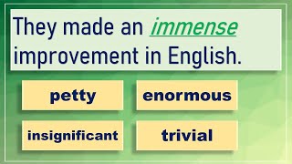 TEST YOUR VOCABULARY  SYNONYMS INTERACTIVE QUIZ [upl. by Eanar890]