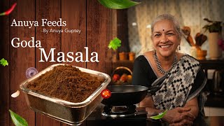 Goda Masala Recipe Simplified  Anuyafeeds [upl. by Aerdnu]