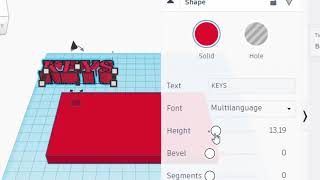 Introduction to TinkerCAD Part 5  Adding Text [upl. by Ylehsa641]