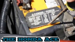 How to Add water to Car Battery THE HONDA ACE [upl. by Viv]