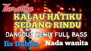 Rindu Remix karaoke nada wanita [upl. by Ecilahc764]