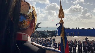 Napoli Mattarella alla cerimonia in occasione della Festa delle Forze Armate [upl. by Quiteria881]