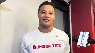 Alabama DB Domani Jackson Interview  Georgia Postgame [upl. by Shoifet]