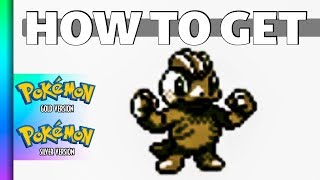 HOW TO GET Machop in Pokemon Gold and Silver [upl. by Yatnohs]