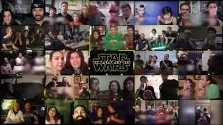 Star Wars VII The Force Awakens  Official Trailer 3 Reactions Mashup vol 3 Groups [upl. by Dinnie]