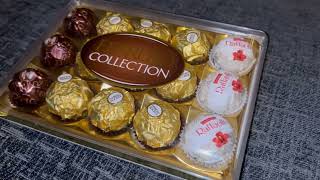 First time trying ferrero collection chocolate British 🇬🇧 favourites ferrerorocher chocolates [upl. by Romine]